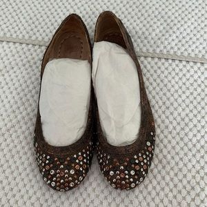 FRYE Carson Studded Ballet Flats